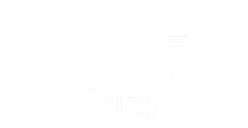 KL CITY logo white